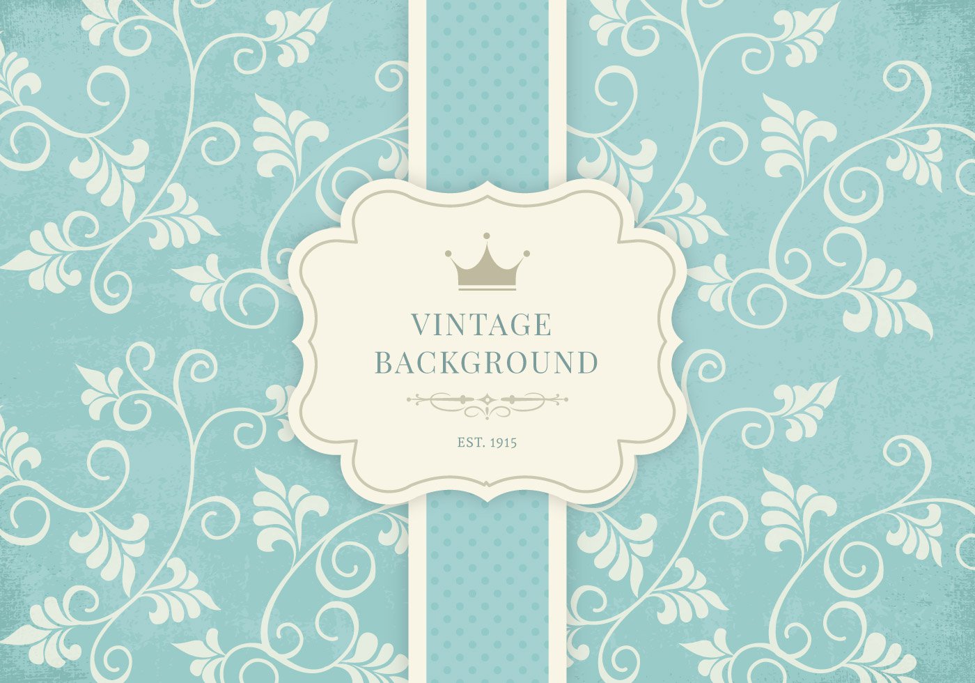 1400x980 Vintage Floral Background Free