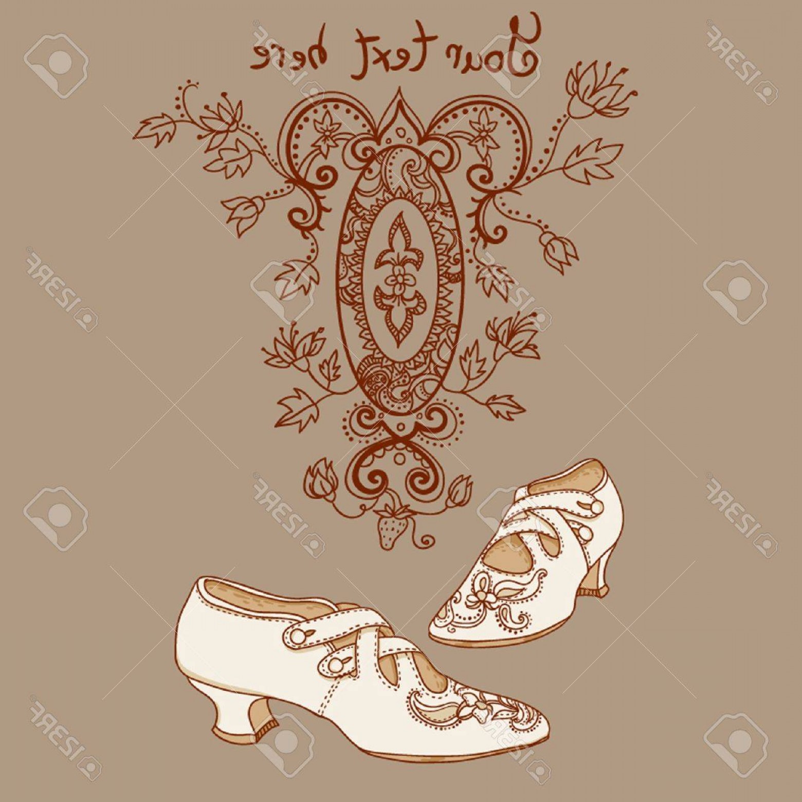 1560x1560 Photoretro Shoes In Vintage Style Victorian Era Wallpaper