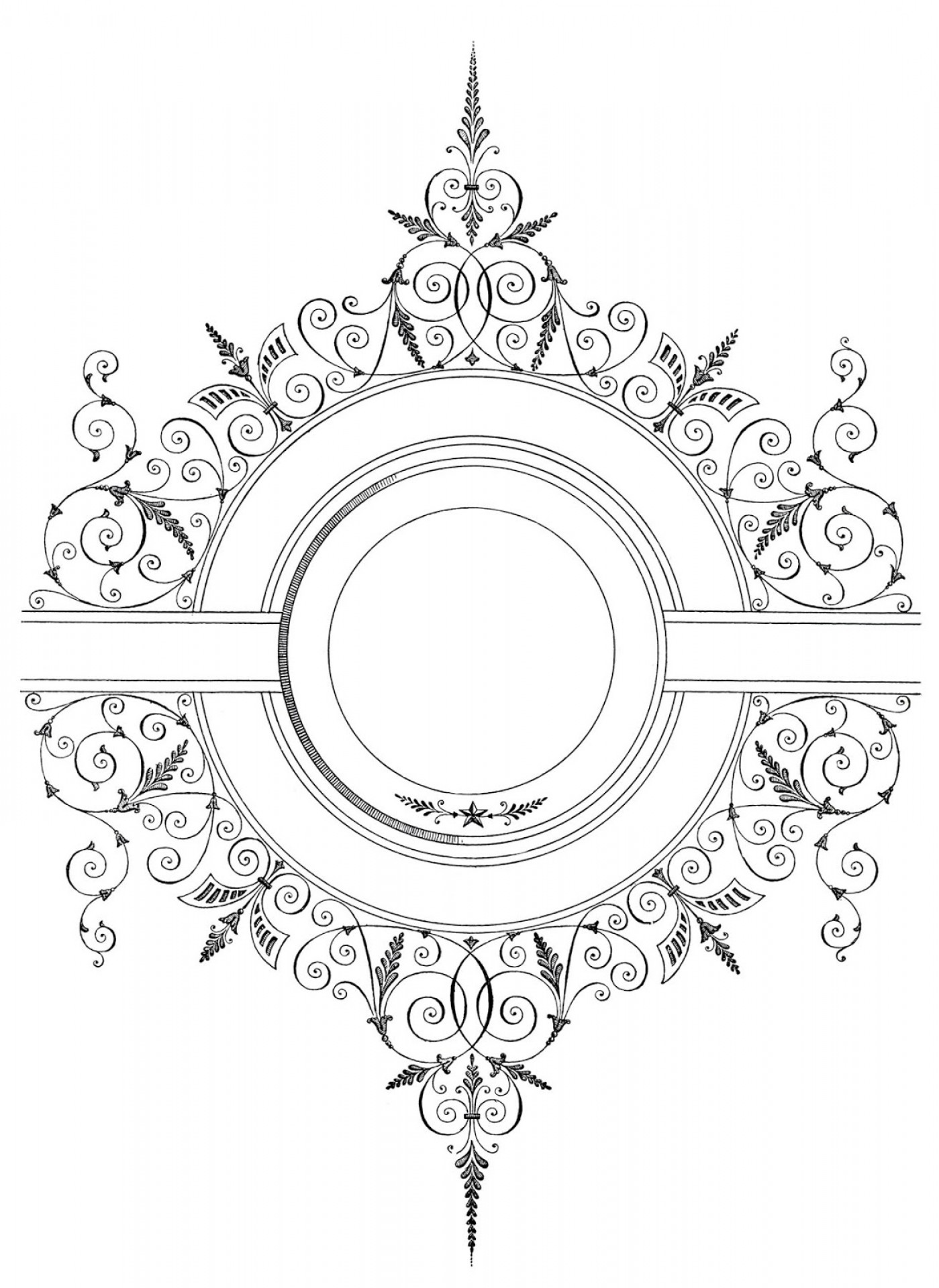 1399x1920 Free Vector Download Fancy Antique Frame Soidergi