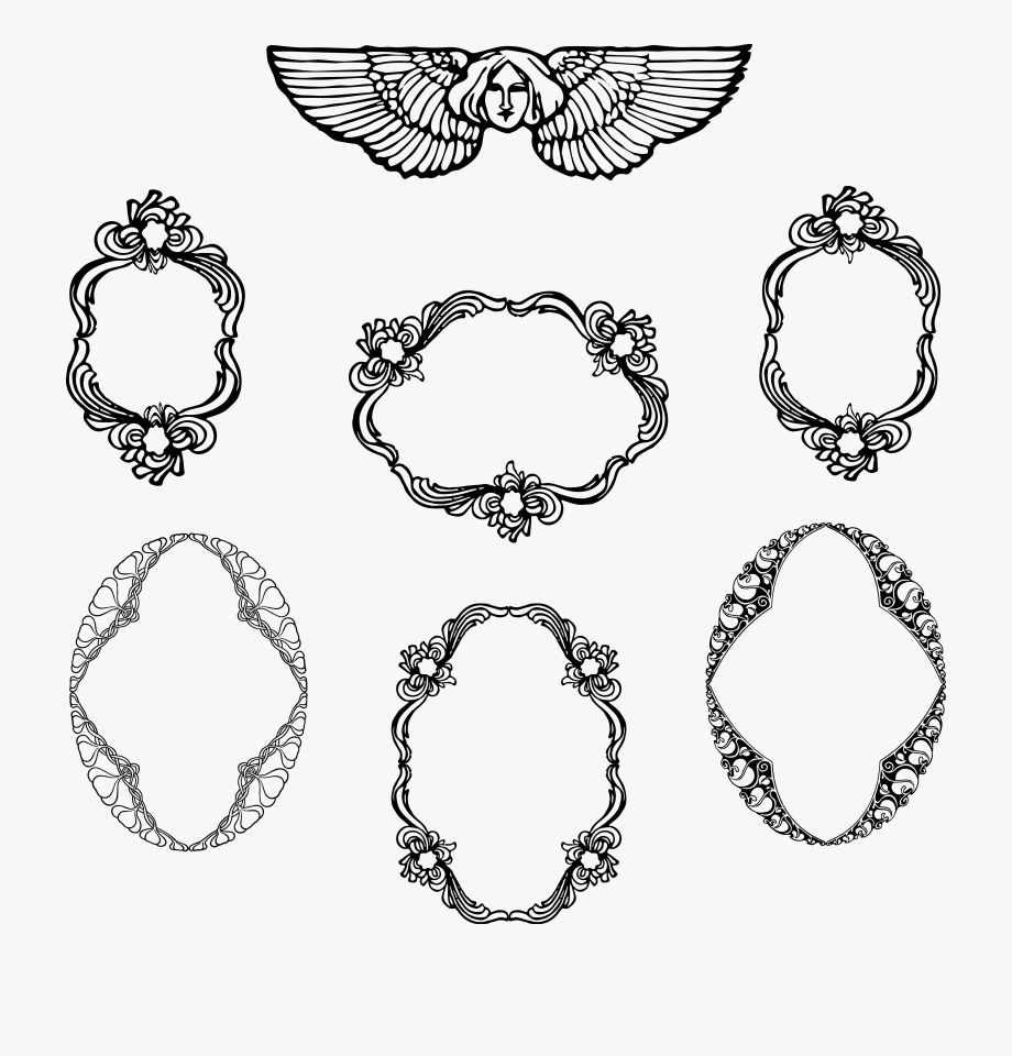 920x960 Decorative Vintage Frame Vector Png For Free Download