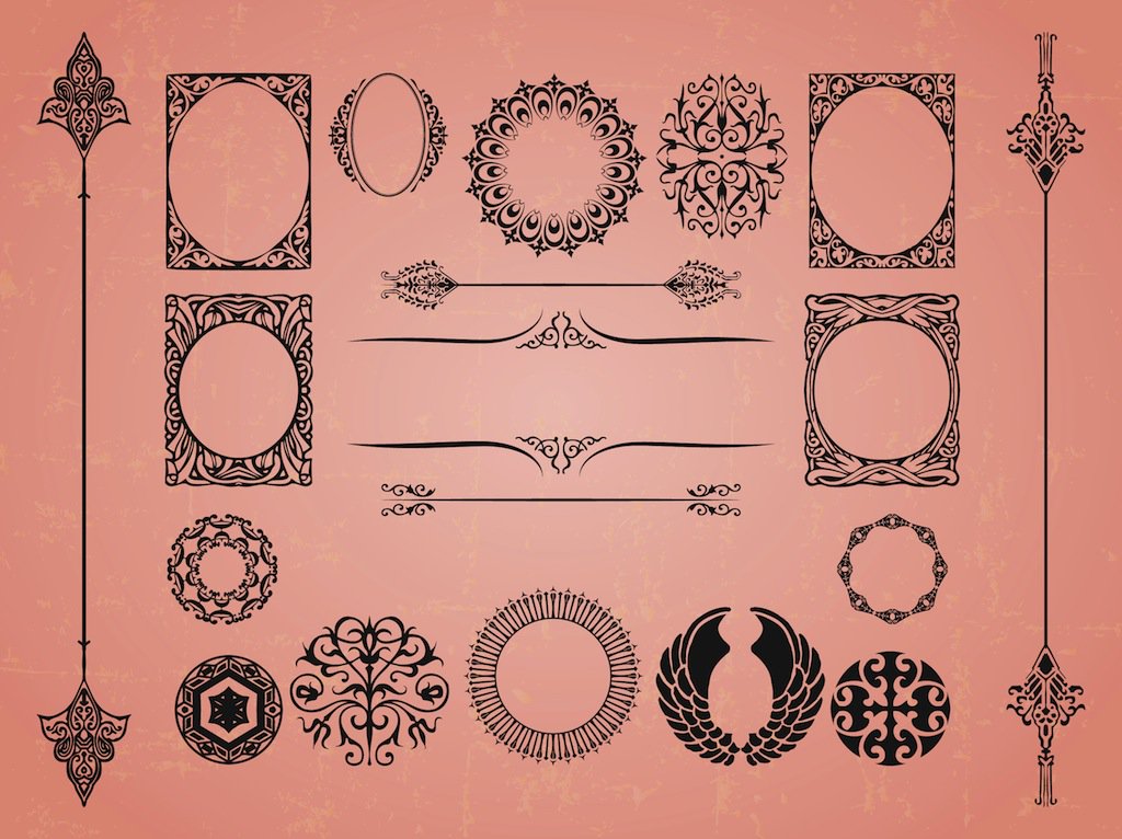 1024x766 Antique Vector Images Vector Art Graphics