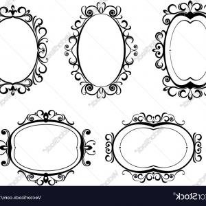 300x300 Stock Vector Vintage Frame Border Western Label Retro Hand Drawn