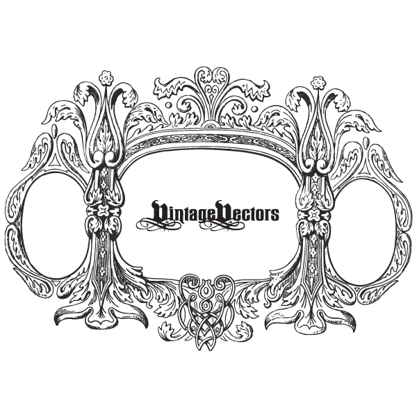 600x600 Vector Art Antique Vector Frame For Multiple