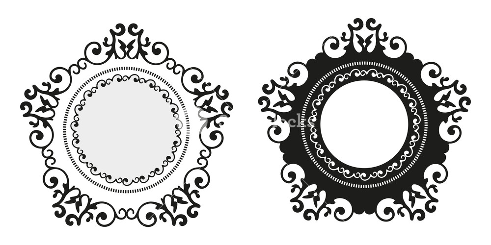 1000x500 Vintage Calligraphy Decorative Background, Vector Retro Antique