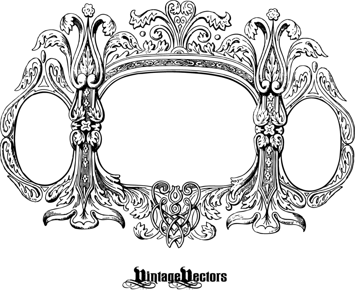 1136x927 Antique Vector Frame For Pics Freevectors