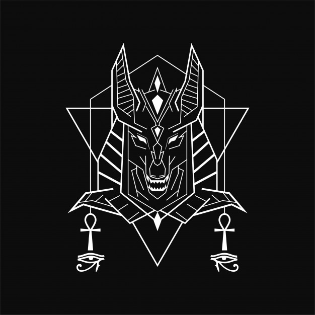 626x626 Abstract Geometric Anubis Vector Premium Download