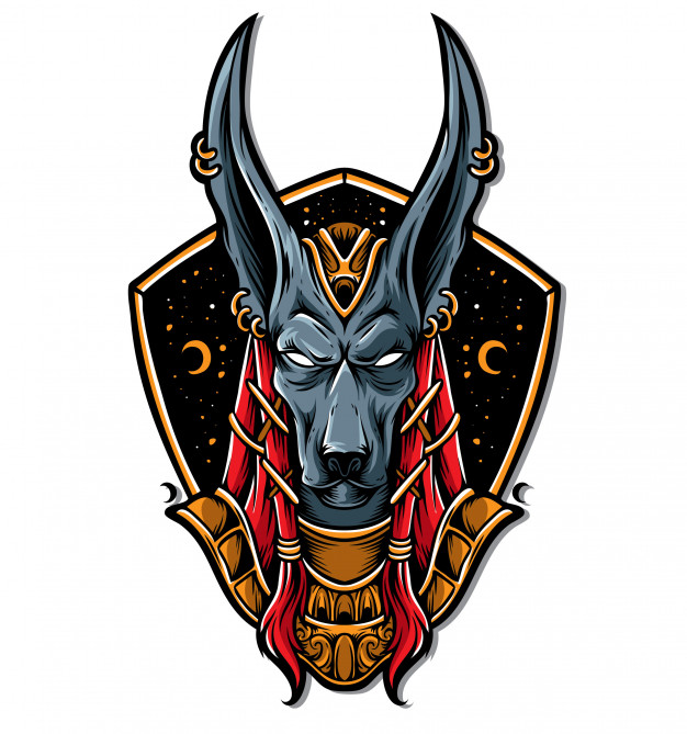 626x669 Anubis Logo Vector Vector Premium Download
