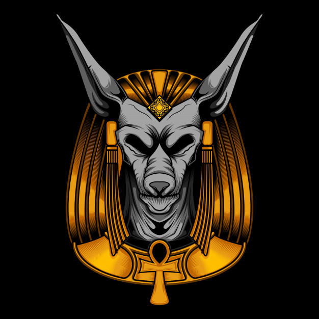 626x626 Anubis Vector Illustration Vector Premium Download