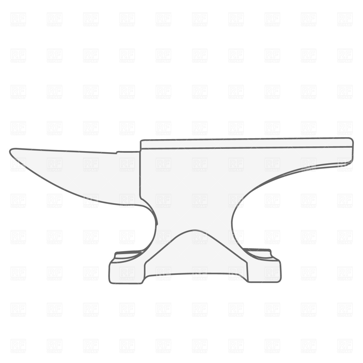 1200x1200 Farrier's Anvil Free Vector Image Vector Artwork Of Objects
