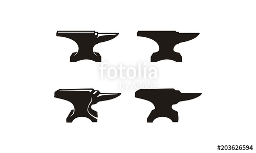 Anvil For Vintage Logo Design Stock Image And Royalty Free Vector 500x300 Anvil For Vintage Logo Design Stock Image And Royalty Free Vector