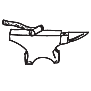 Free Vectors Hammer Anvil 300x300 Free Vectors Hammer Anvil