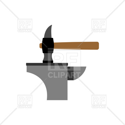 Hammer And Anvil Vector Image Of Objects Popaukropa 400x400 Hammer And Anvil Vector Image Of Objects Popaukropa