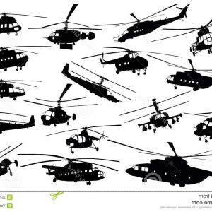 300x300 Photoah Apache Longbow Helicopter Silhouettes Set Vector