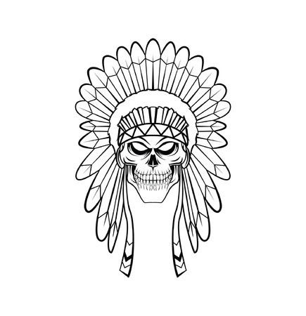 435x450 Apache Head Royalty Free Vector Graphics