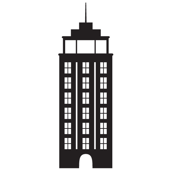 Apartments And Skyscrapers Vector Images 580x580 Apartments And Skyscrapers Vector Images