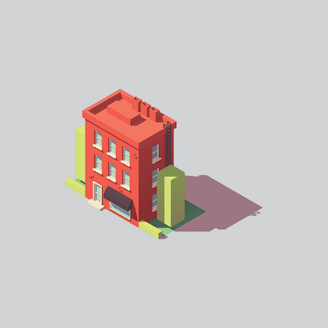 Isometric Apartment Building Vectors Image 650x650 Isometric Apartment Building Vectors Image