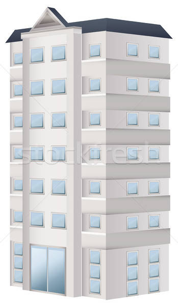 Design For Apartment Building Vector Illustration Daniel Cole 349x600 Design For Apartment Building Vector Illustration Daniel Cole