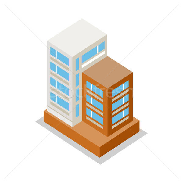 Isometric Modern Apartment Building Vector Illustration Robuart 600x600 Isometric Modern Apartment Building Vector Illustration Robuart