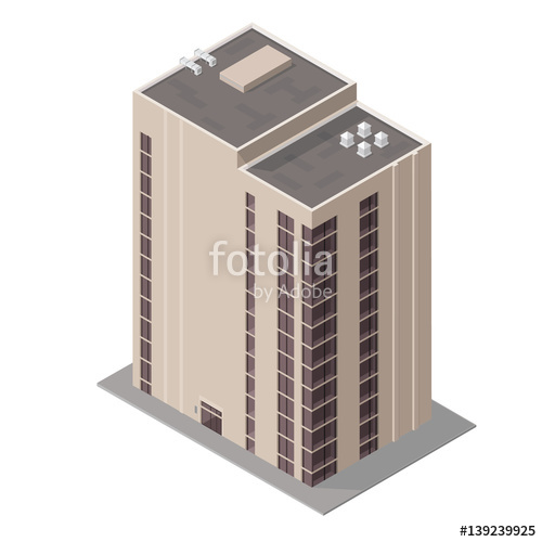 Isometric Apartment Building Vector Isometric Icon Or Infographic 500x500 Isometric Apartment Building Vector Isometric Icon Or Infographic