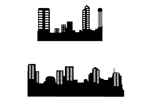 Apartment Building Silhouette Png 500x350 Apartment Building Silhouette Png