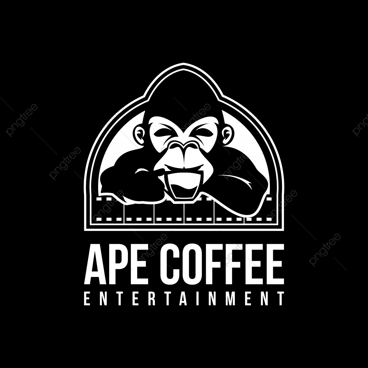 Ape Coffee Logo Mascot Amazing Design For Your Company Or Brand 1200x1200 Ape Coffee Logo Mascot Amazing Design For Your Company Or Brand