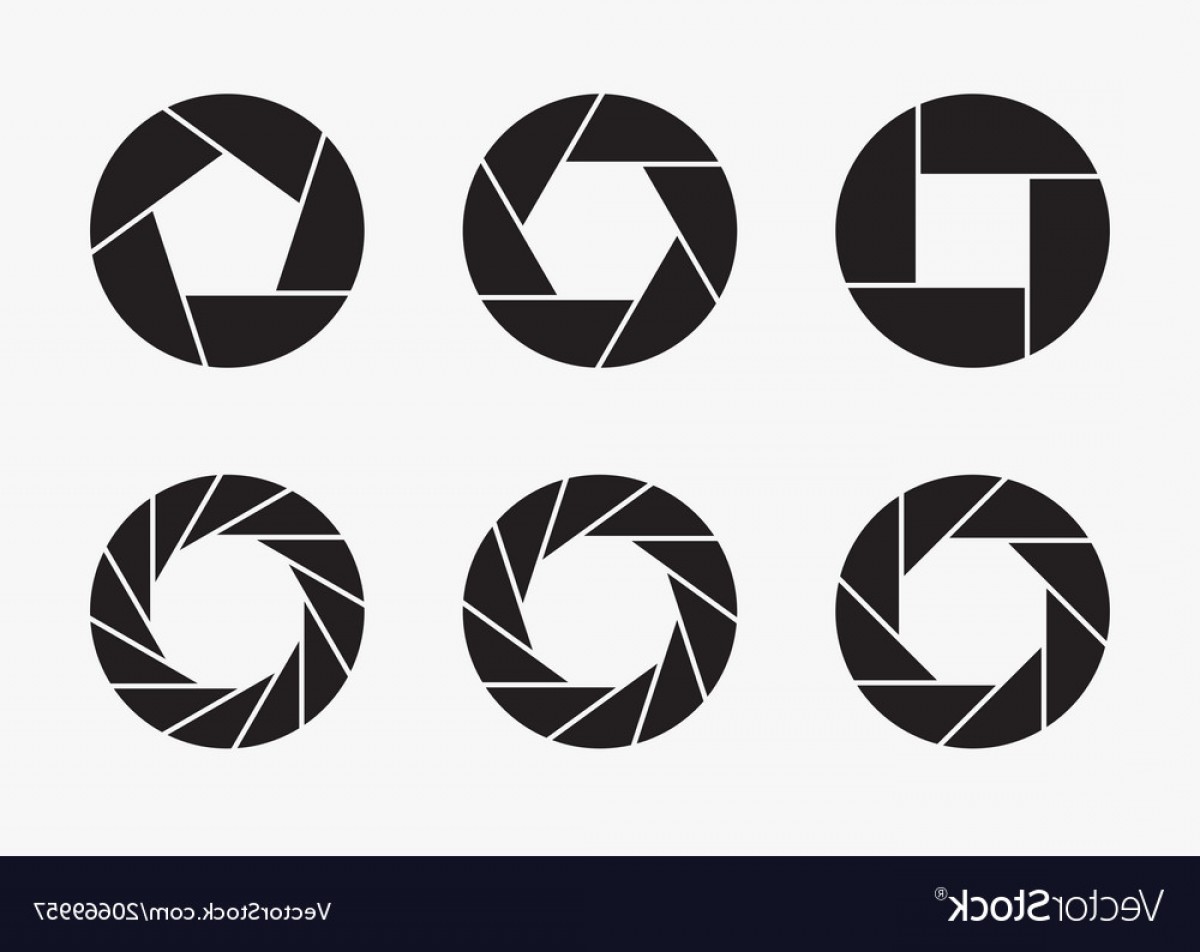 Set Of Black Camera Lens Aperture Icons Vector Hoodamathrun 1200x952 Set Of Black Camera Lens Aperture Icons Vector Hoodamathrun