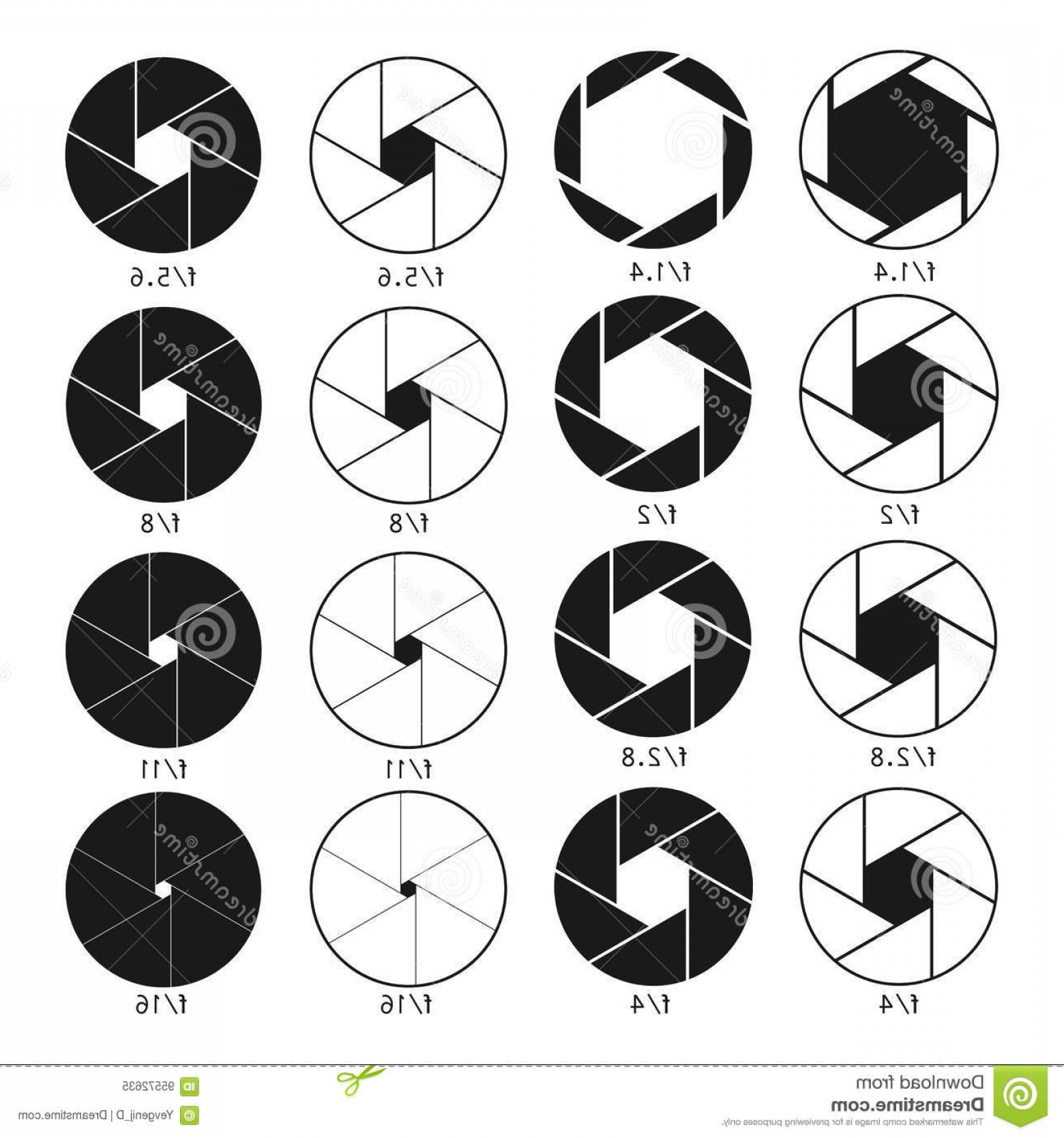 Stock Illustration Lens Aperture Blades Shapes Vector Isolated 1560x1668 Stock Illustration Lens Aperture Blades Shapes Vector Isolated