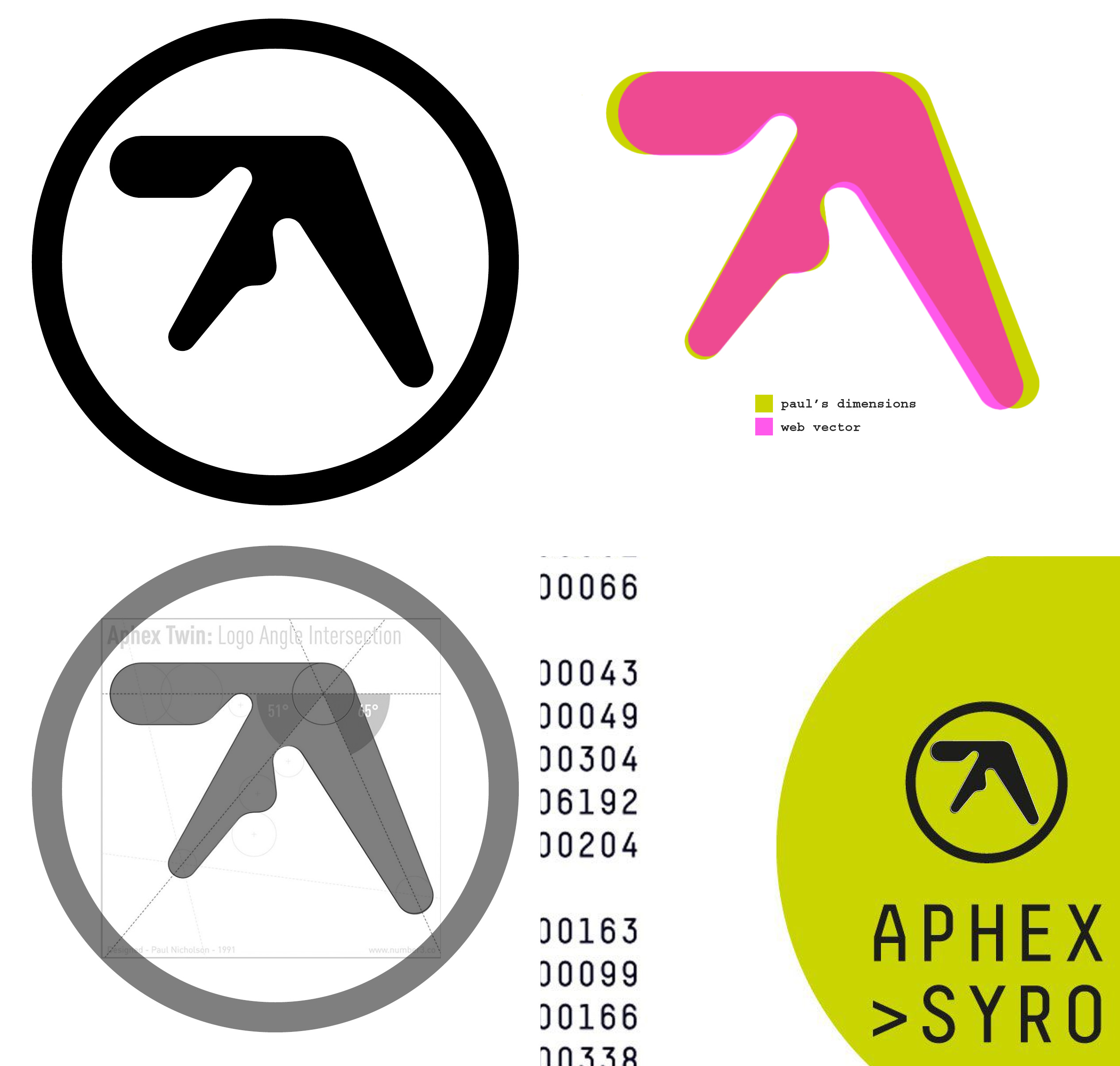 2530x2409 Aphex Twin Logo
