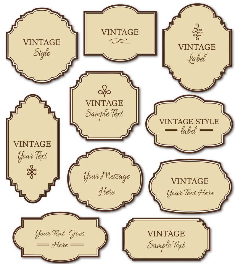 Vintage Labels Clip Art Digital Frames Png Vector Etsy 794x893 Vintage Labels Clip Art Digital Frames Png Vector Etsy