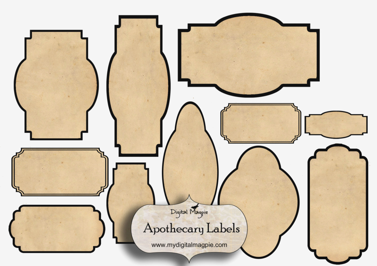 Apothecary Labels Vector at Collection of Apothecary