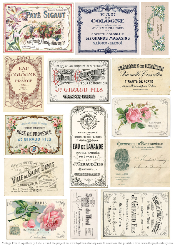 Apothecary Labels 595x842 Apothecary Labels