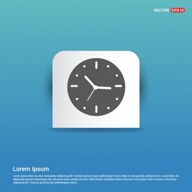 Clock Icon 640x640 Clock Icon