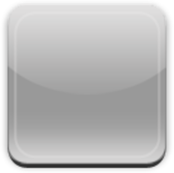 600x596 Glass App Button Gray Free Images