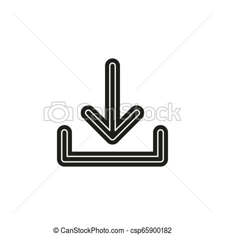 Vector Download Symbol 450x470 Vector Download Symbol