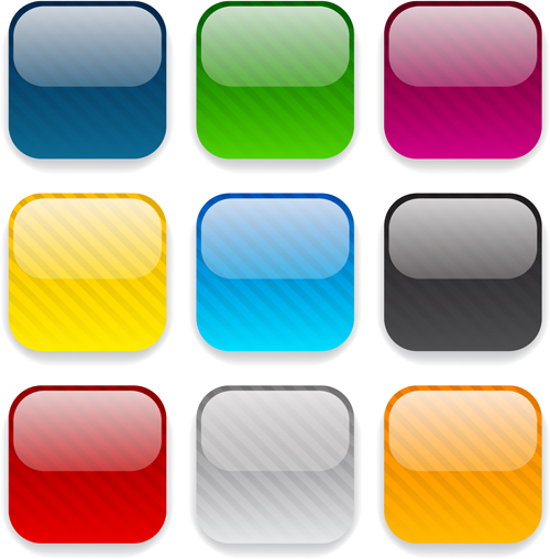 App Button Icons Colored Vector Set Free Download 500x508 App Button Icons Colored Vector Set Free Download