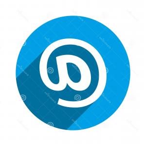 300x300 Email Address Icon Vector Illustration Sign Symbol Graphic Design