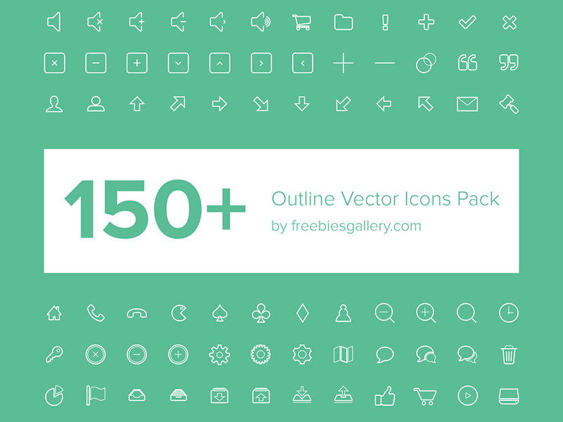 Free Vector Outline Icons 800x600 Free Vector Outline Icons