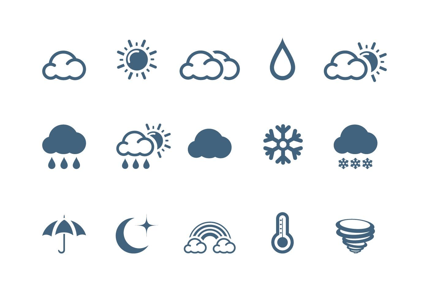 Free Vector Weather Icons Vector Iconography Weather Icons 1400x950 Free Vector Weather Icons Vector Iconography Weather Icons