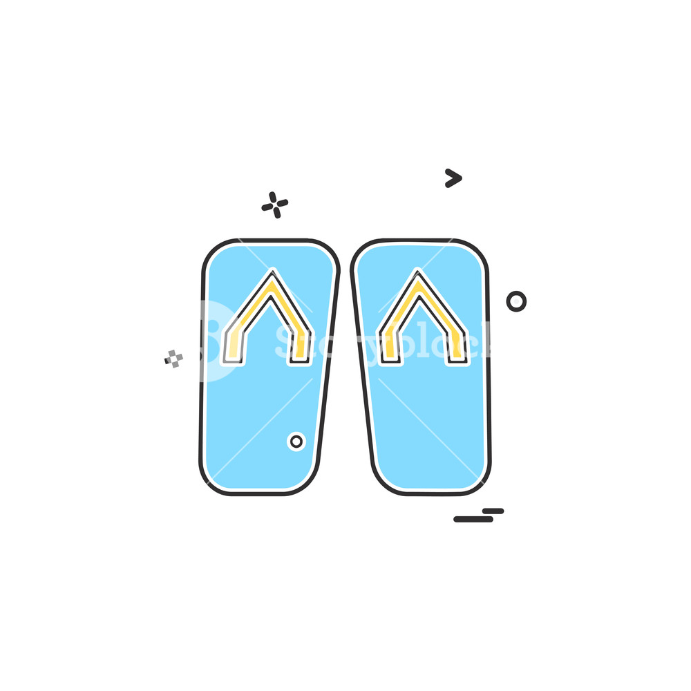 1000x1000 Foot Wear Icon Design Vector Royalty Free Stock Image