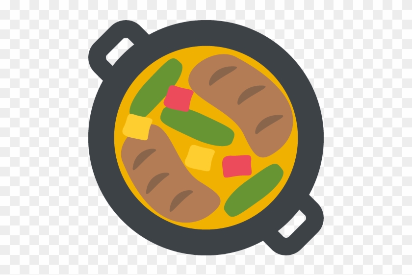 840x561 Shallow Pan Of Food Emoji Vector Icon Free Download