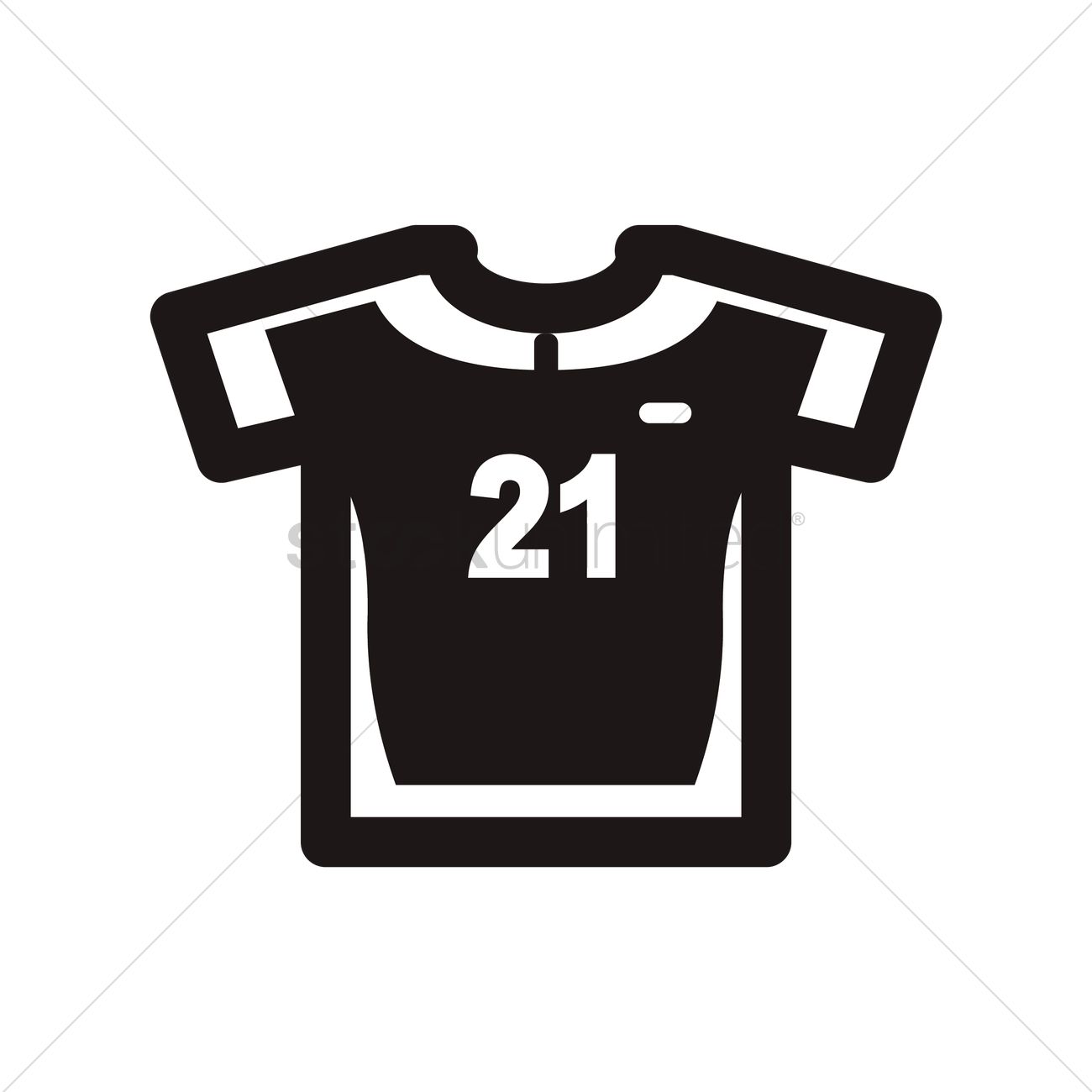 1300x1300 Soccer Jersey Icon Vector Image