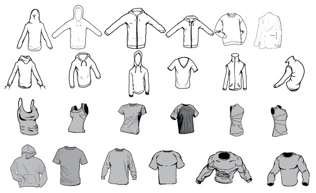 645x395 Apparel Vector Pack For Adobe Illustrator