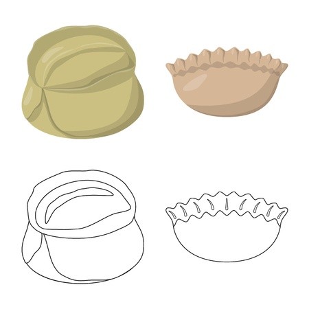 450x450 Isolated Object Of Products And Cooking Symbol Set Of Products