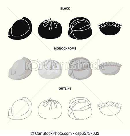 450x470 Vector Illustration Of Products And Cooking Icon Collection