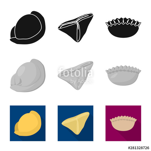 500x500 Vector Illustration Of Products And Cooking Sign Set Of Products