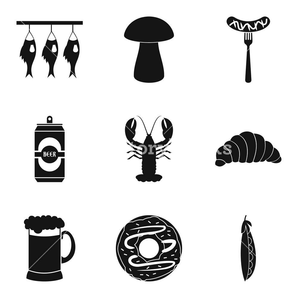 Appetizer Icons Set Simple Set Of Appetizer Vector Icons 1000x1000 Appetizer Icons Set Simple Set Of Appetizer Vector Icons