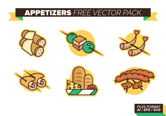 Appetizers Free Vector Pack 700x490 Appetizers Free Vector Pack