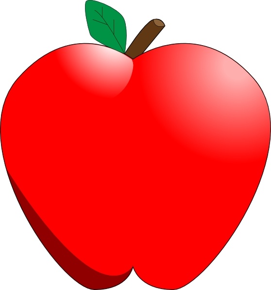 558x597 Cliparts For Free Download Apples Clipart Vector Template