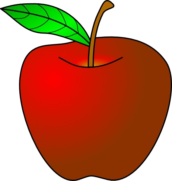 570x599 An Apple Clip Art Free Vector In Open Office Drawing