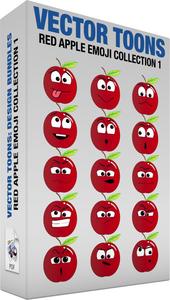 170x300 Red Apple Emoji Collection Clipart Cartoons